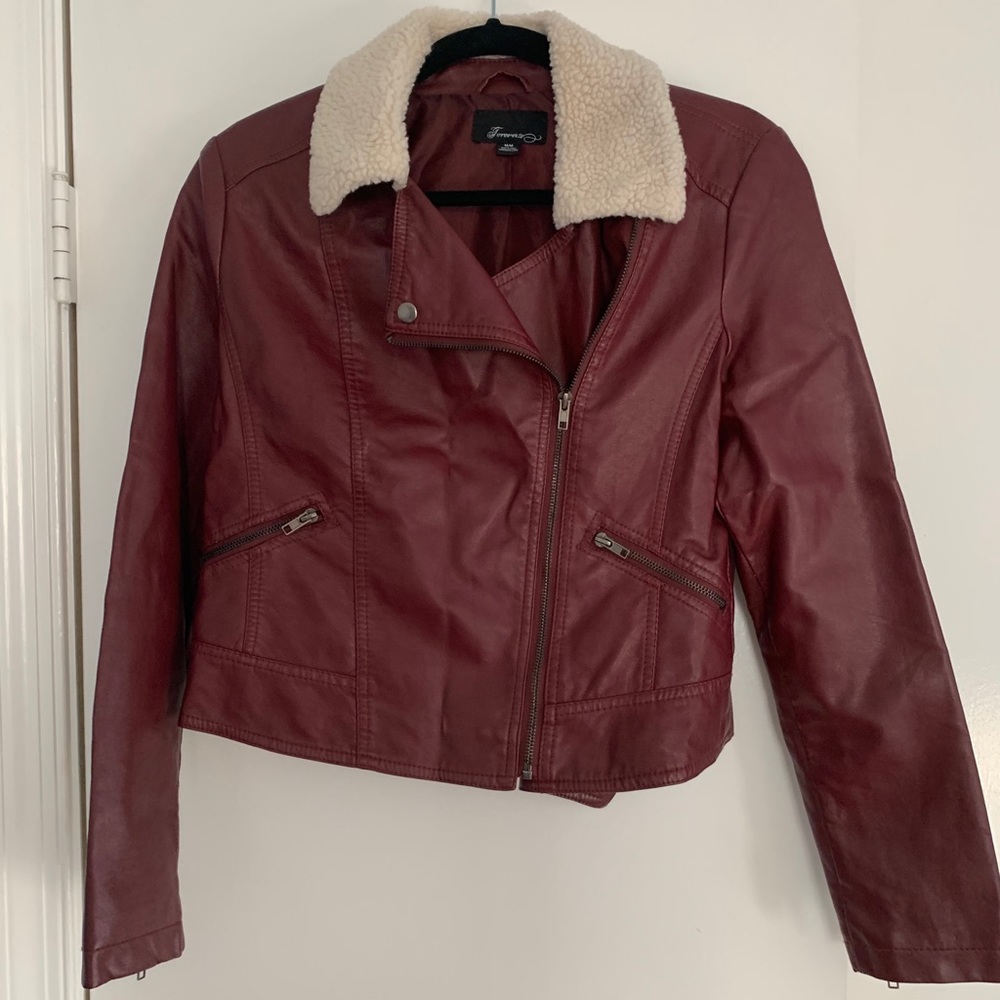 Faux Leather Jacket
